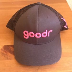 Rare goodr trucker mesh hat with flamingo